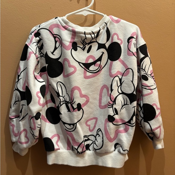 Zara Disney Minnie Mouse Sweatshirt Size 3 to 4 Years Old - Picture 5 of 5